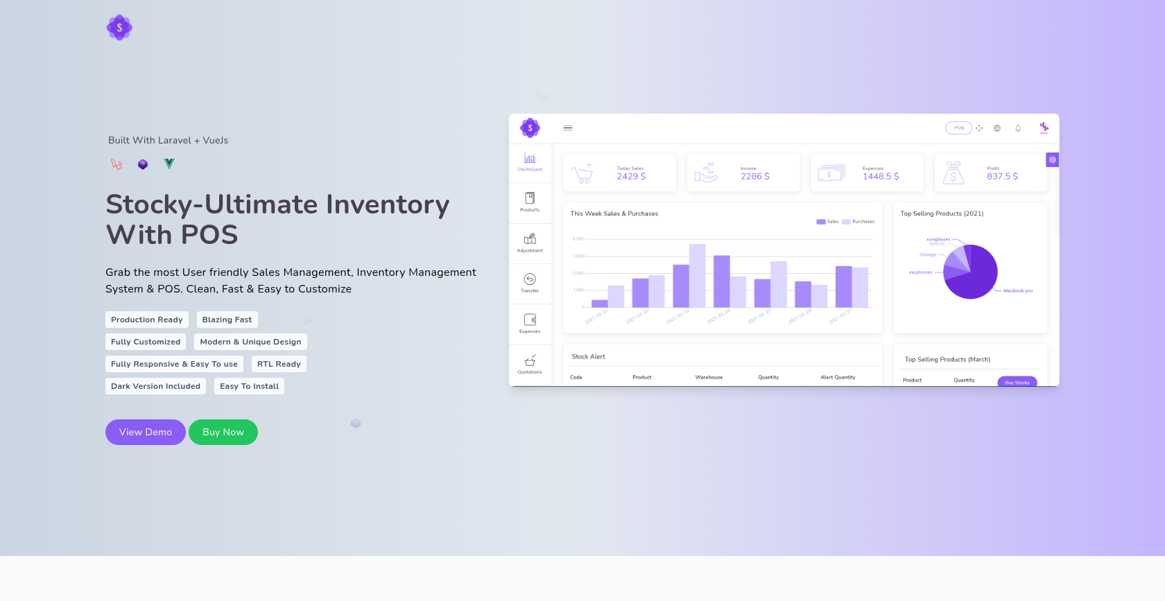 Stocky Inventory System